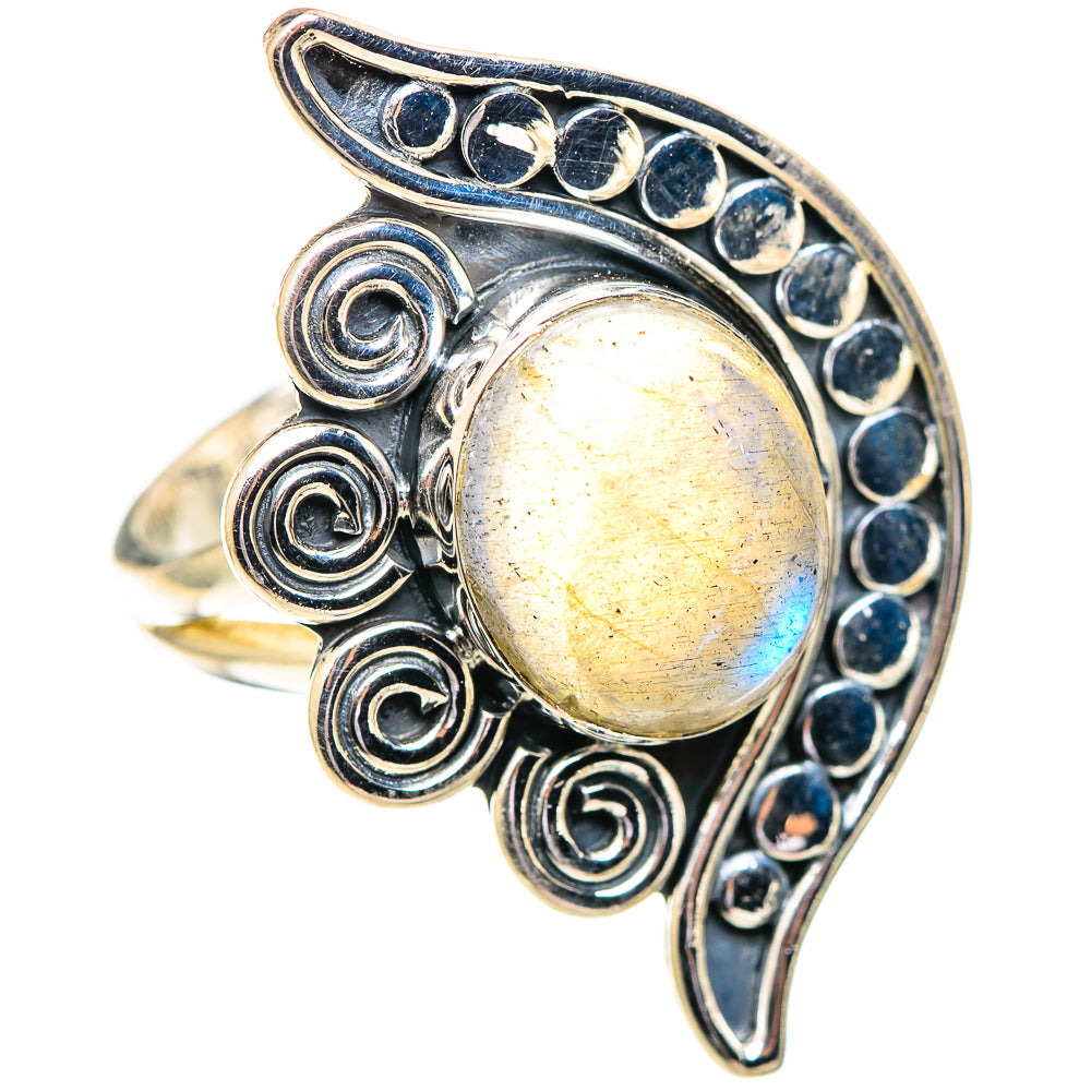 Labradorite Rings handcrafted by Anasilvercos - RING107166 - Photo 2