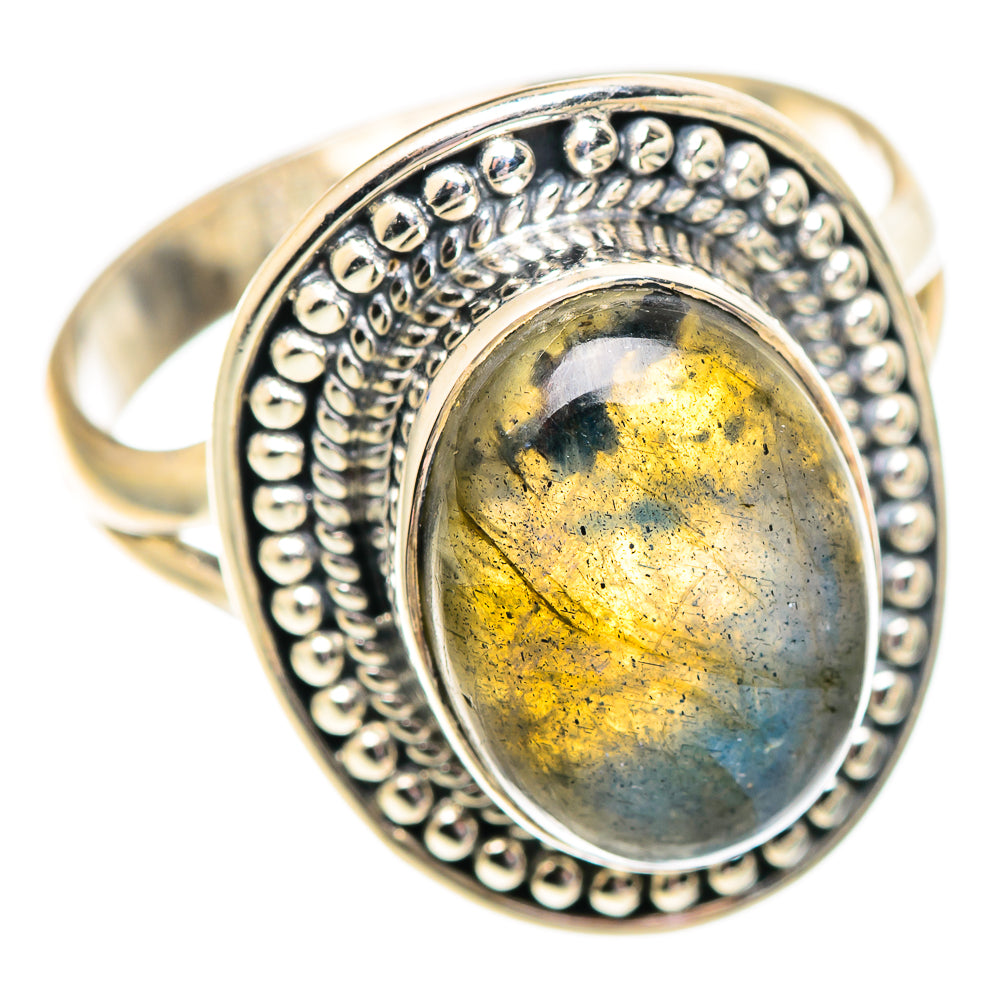 Labradorite Rings handcrafted by Anasilvercos - RING107168 - Photo 2