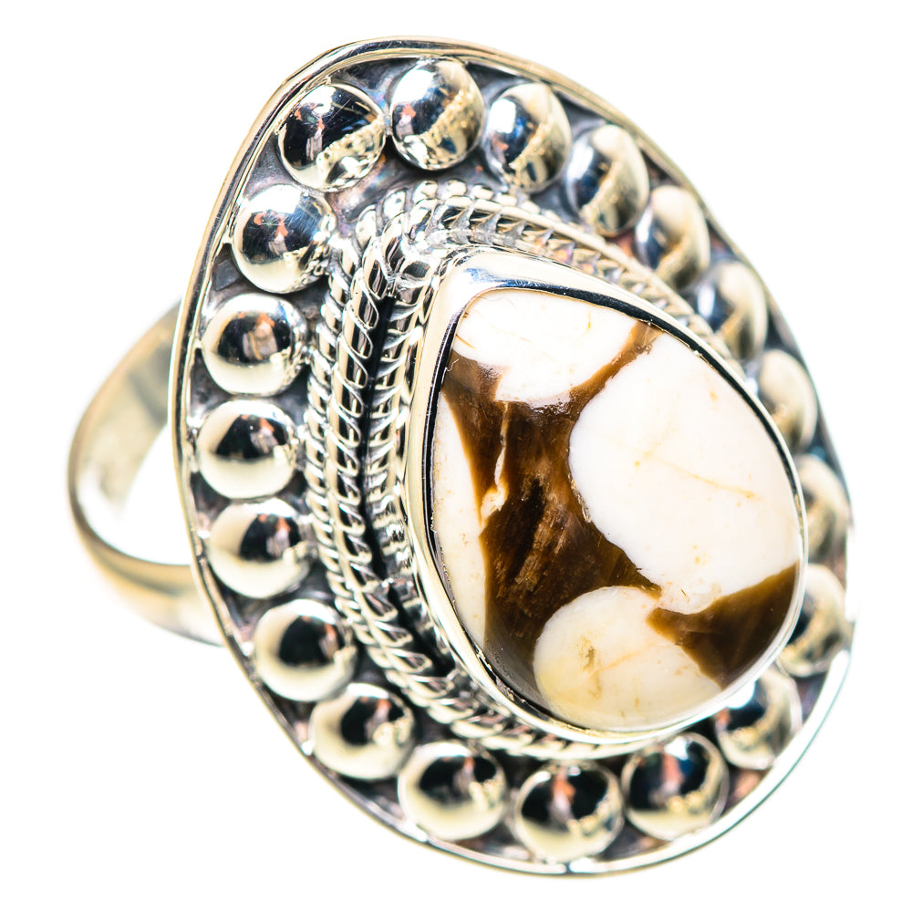 Peanut Wood Jasper Rings handcrafted by Anasilvercos - RING107180 - Photo 2