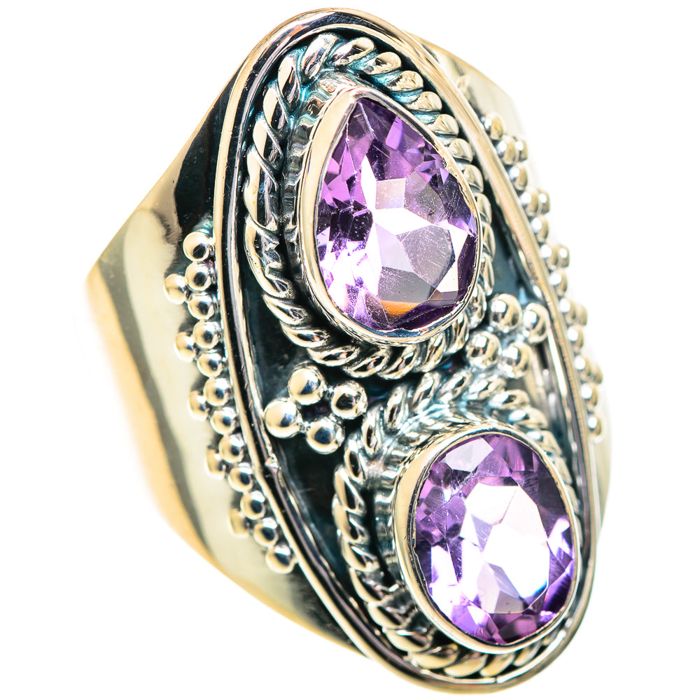 Amethyst Rings handcrafted by Anasilvercos - RING107187 - Photo 2