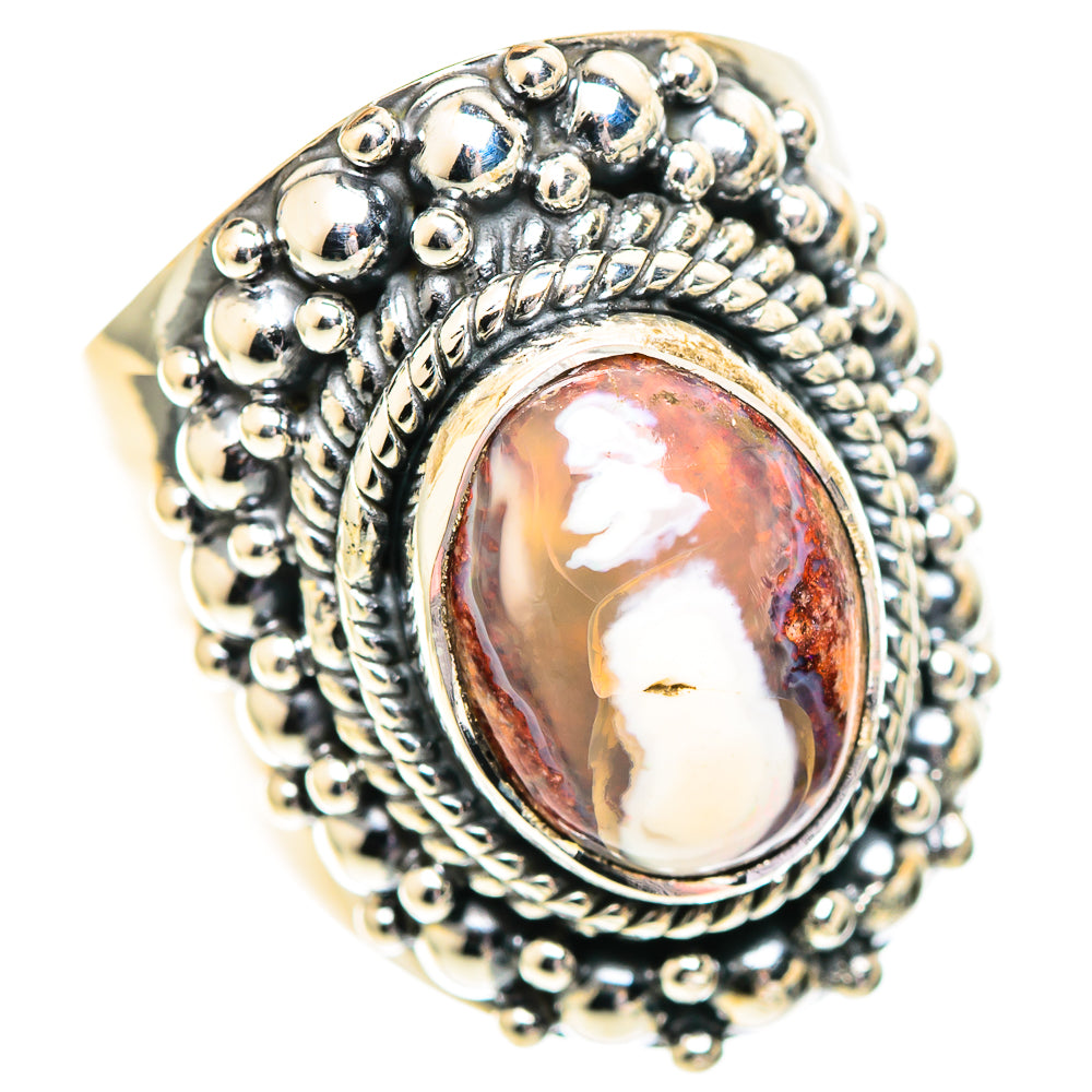 Mexican Fire Opal Rings handcrafted by Anasilvercos - RING107193 - Photo 2