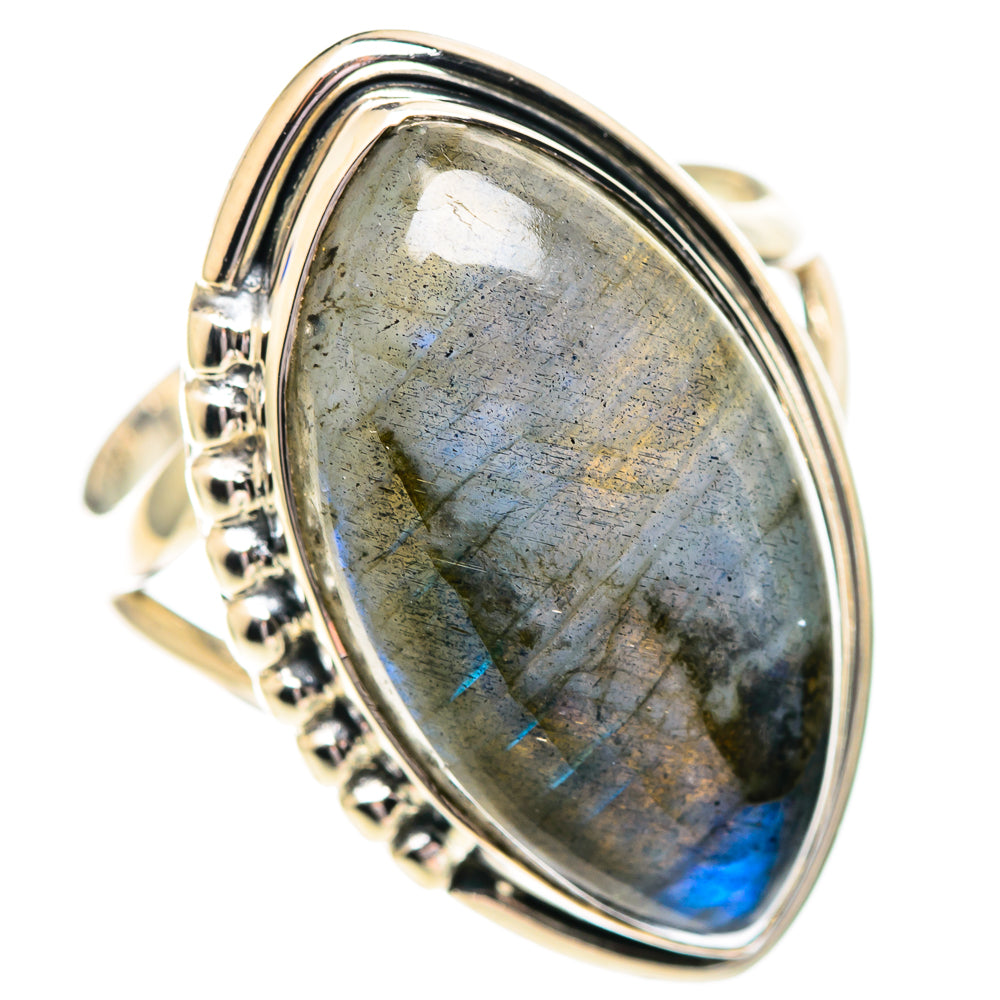 Labradorite Rings handcrafted by Anasilvercos - RING107201 - Photo 2