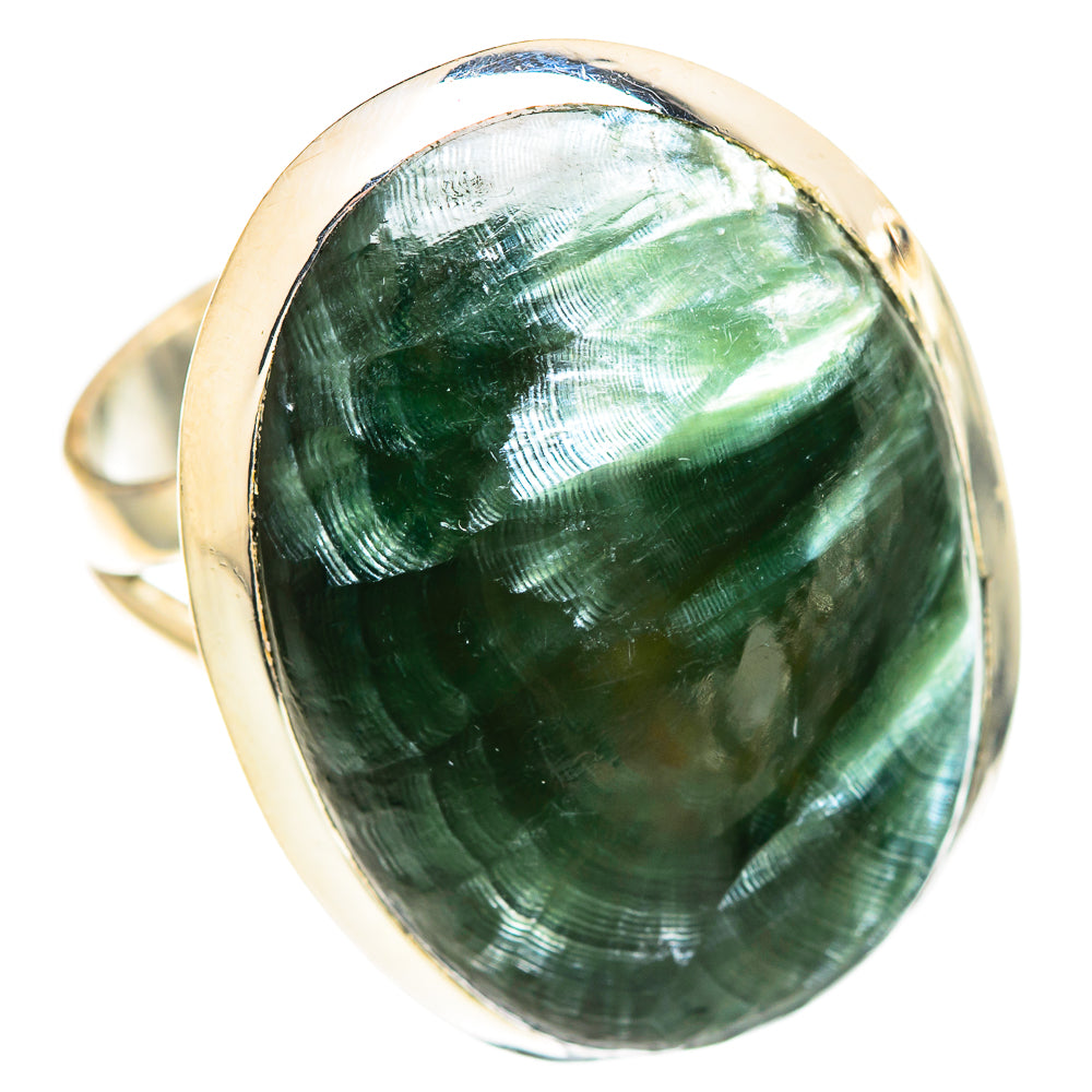 Seraphinite Rings handcrafted by Anasilvercos - RING107207 - Photo 2
