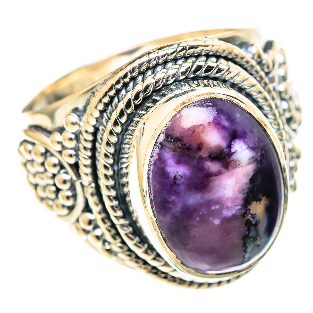 Charoite Rings handcrafted by Anasilvercos - RING107219 - Photo 2