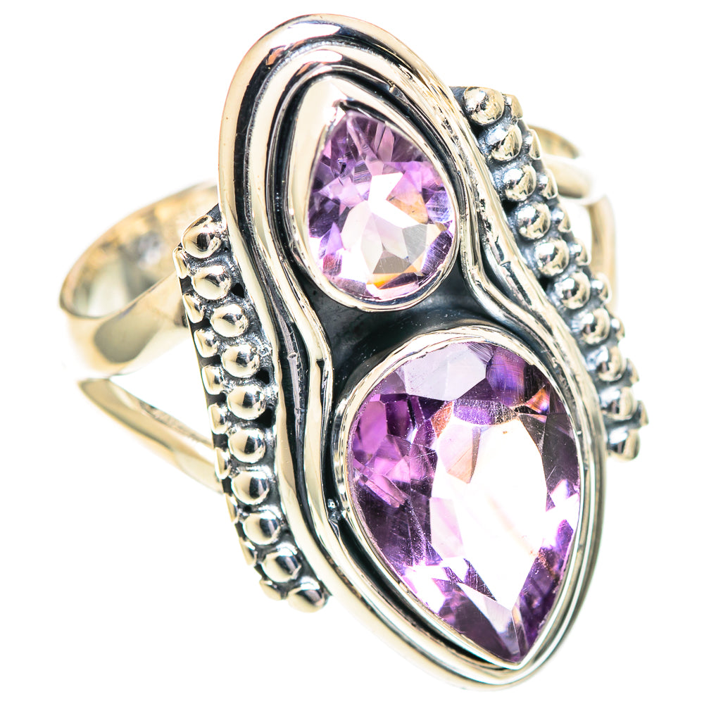 Amethyst Rings handcrafted by Anasilvercos - RING107279 - Photo 2
