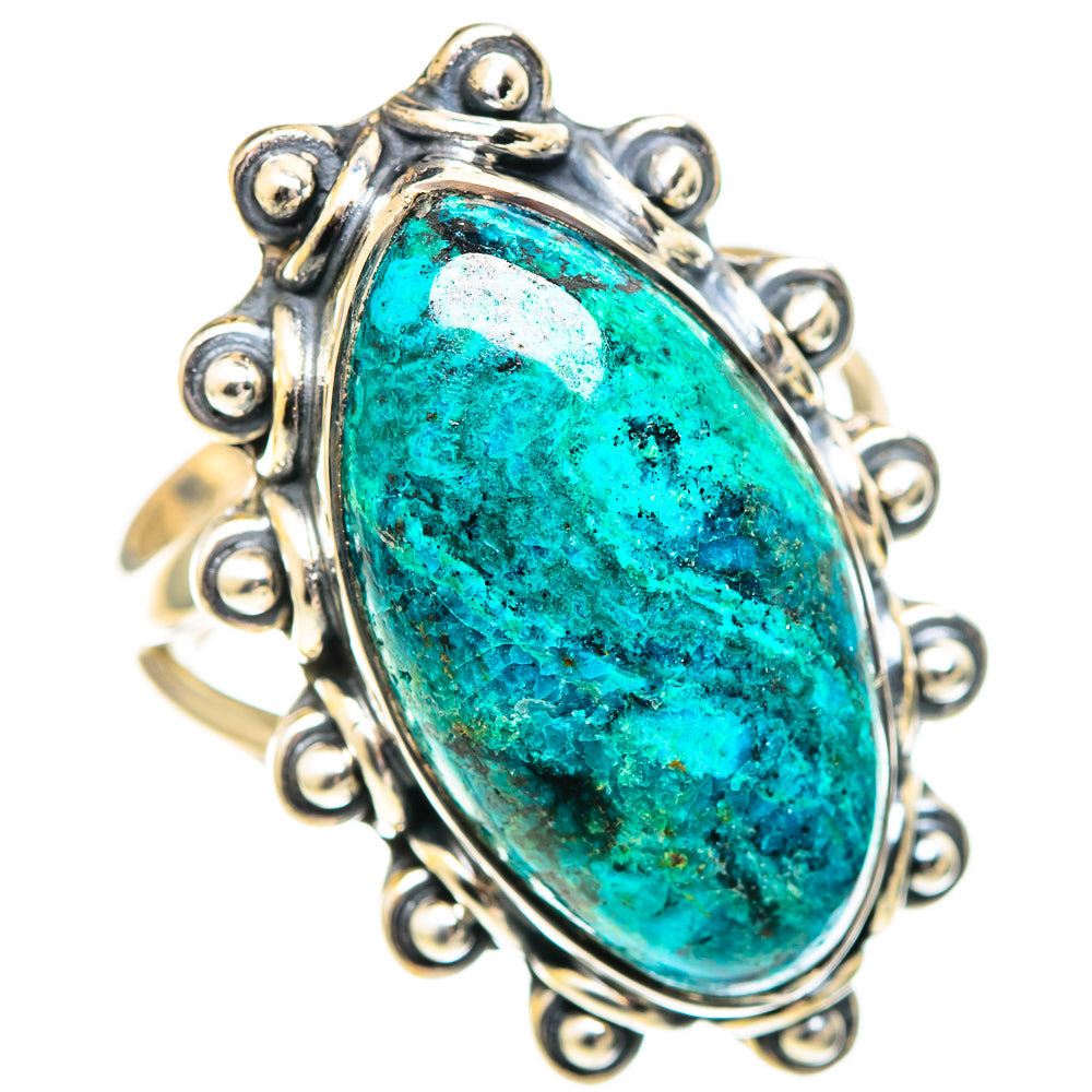 Chrysocolla Rings handcrafted by Anasilvercos - RING107294 - Photo 2