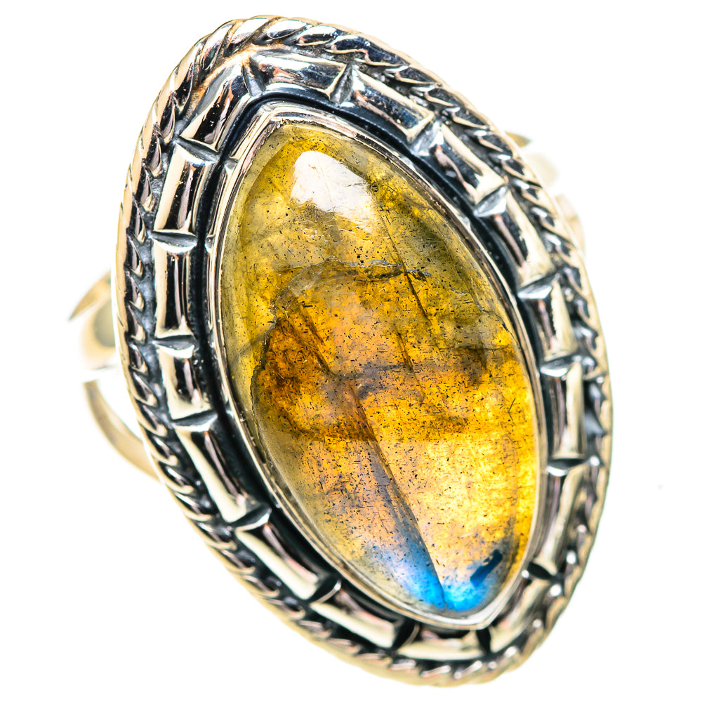 Labradorite Rings handcrafted by Anasilvercos - RING107319 - Photo 2