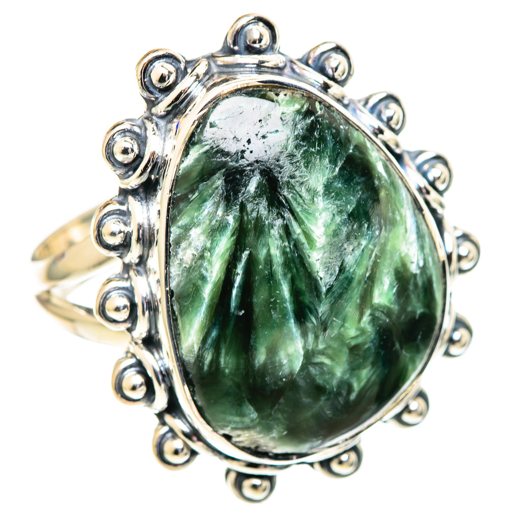 Seraphinite Rings handcrafted by Anasilvercos - RING107331 - Photo 2