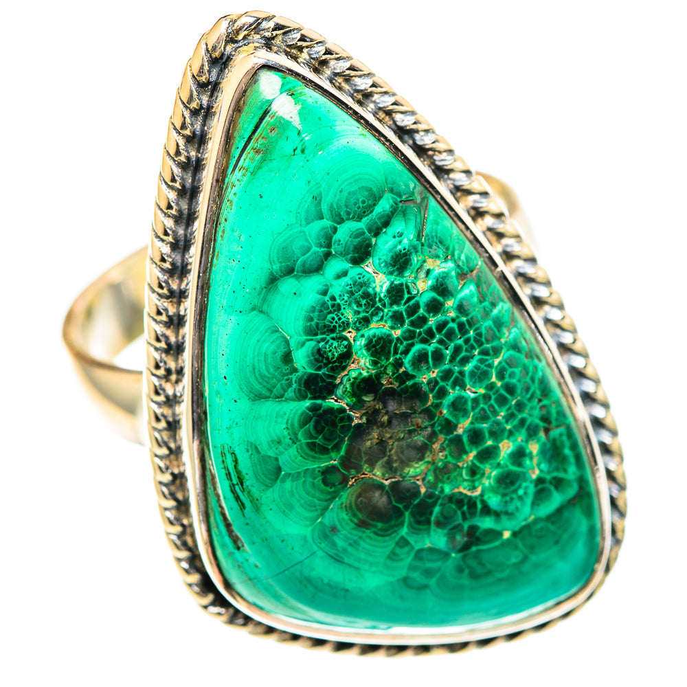 Malachite Rings handcrafted by Anasilvercos - RING107332 - Photo 2