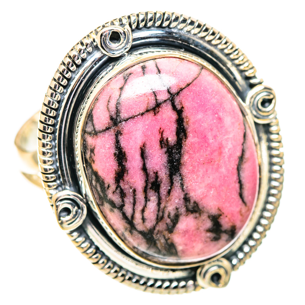 Rhodonite Rings handcrafted by Anasilvercos - RING107341 - Photo 2