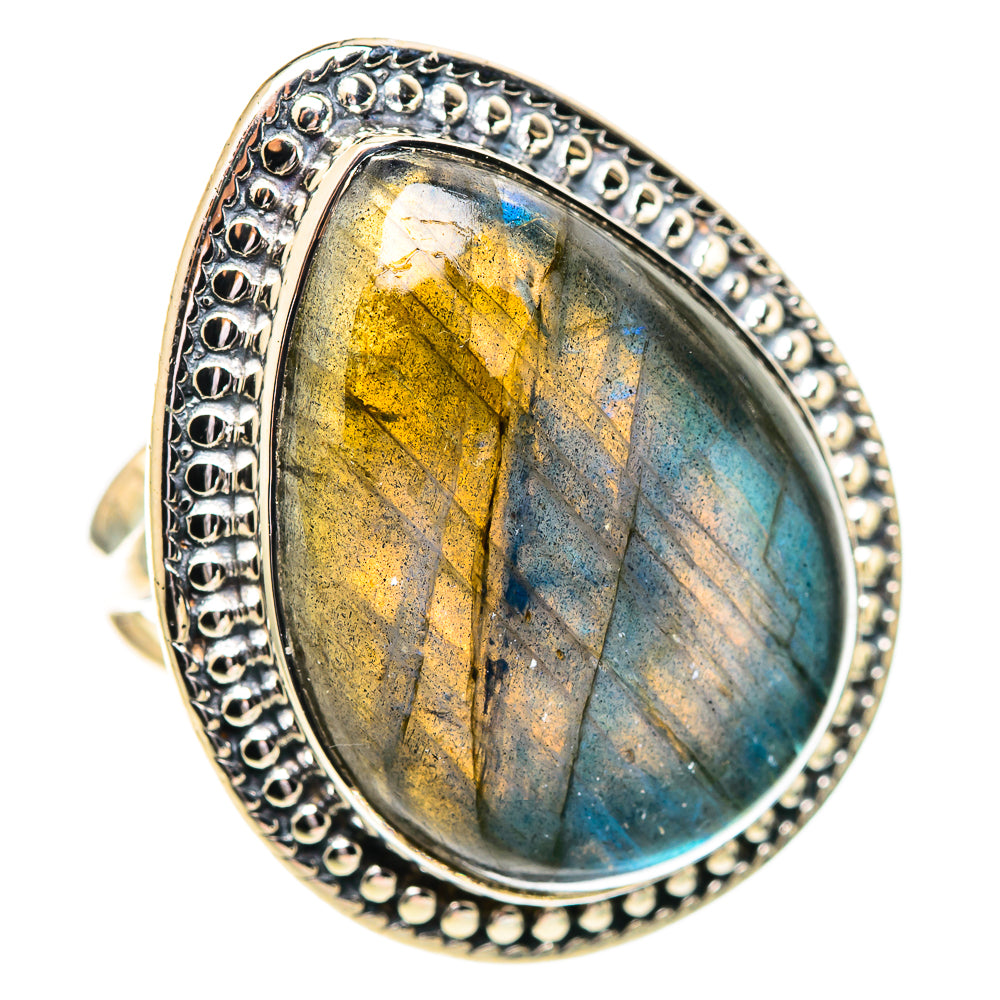 Labradorite Rings handcrafted by Anasilvercos - RING107361 - Photo 2