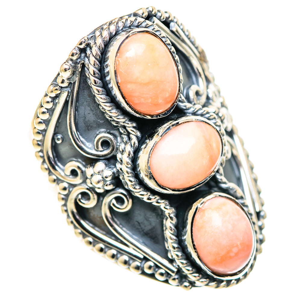 Pink Opal Rings handcrafted by Anasilvercos - RING107382 - Photo 2