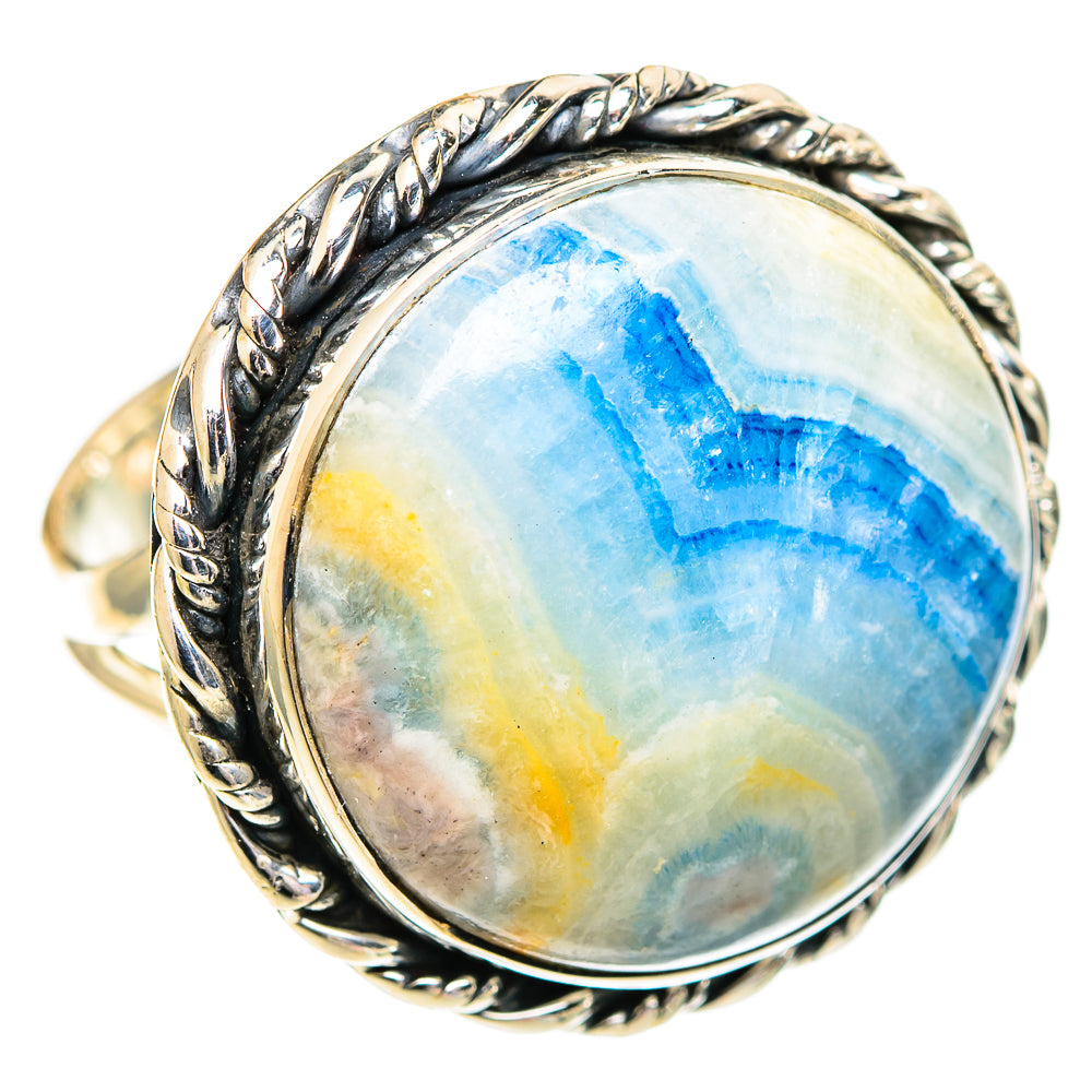 Blue Scheelite Rings handcrafted by Anasilvercos - RING107404 - Photo 2