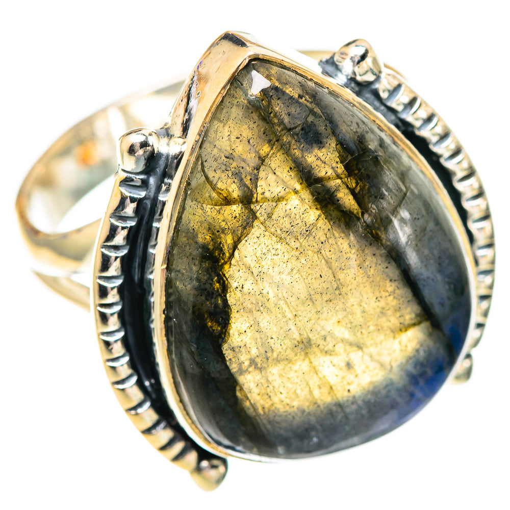 Labradorite Rings handcrafted by Anasilvercos - RING107409 - Photo 2