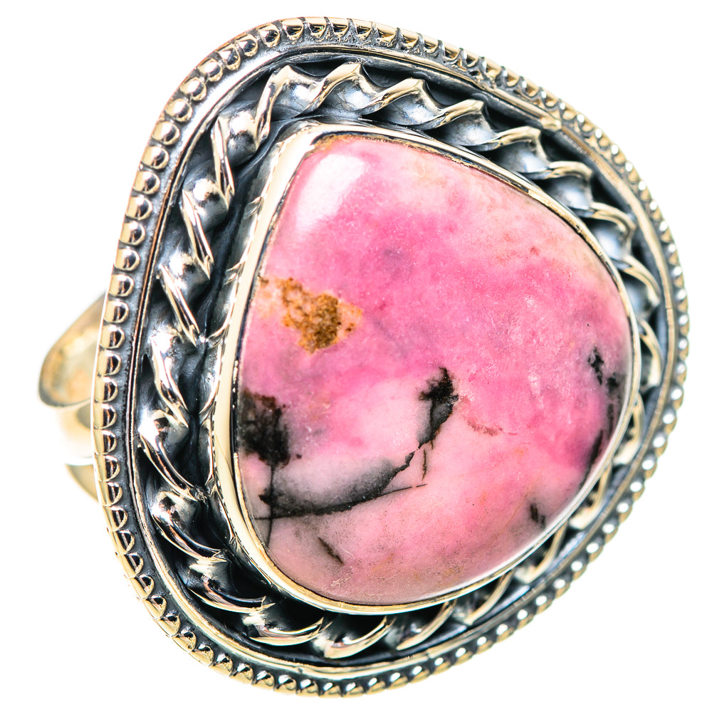 Rhodonite Rings handcrafted by Anasilvercos - RING107424 - Photo 2