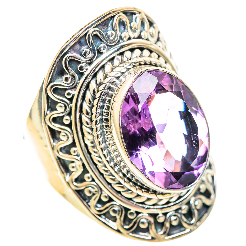 Amethyst Rings handcrafted by Anasilvercos - RING107428 - Photo 2