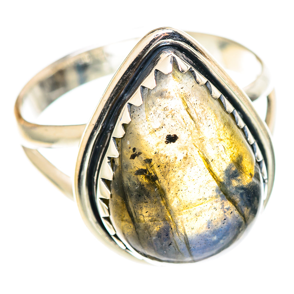 Labradorite Rings handcrafted by Anasilvercos - RING107433 - Photo 2