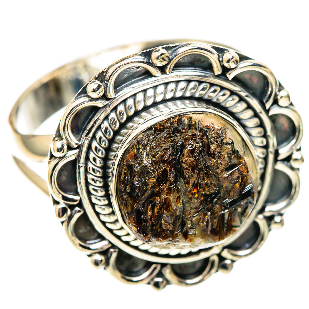 Astrophyllite Rings handcrafted by Anasilvercos - RING107444 - Photo 2