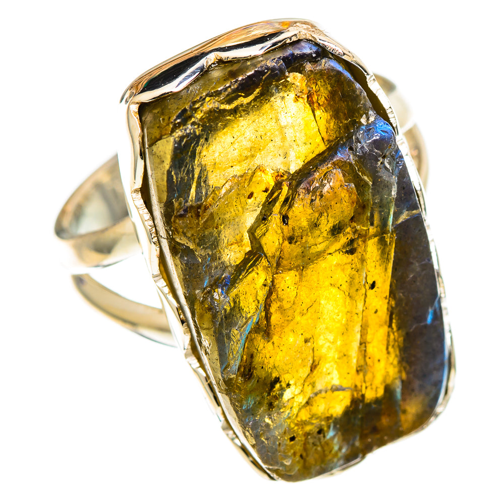Labradorite Rings handcrafted by Anasilvercos - RING107468 - Photo 2