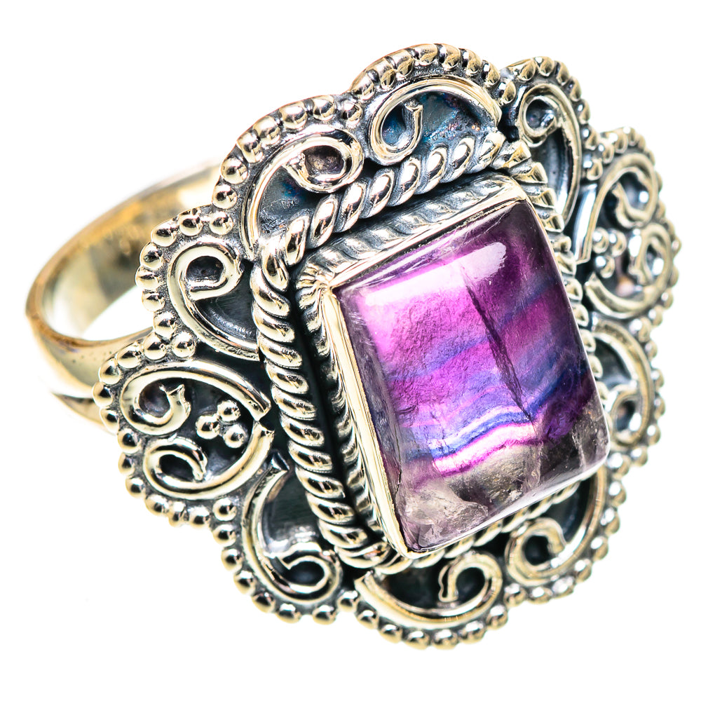 Fluorite Rings handcrafted by Anasilvercos - RING107486 - Photo 2