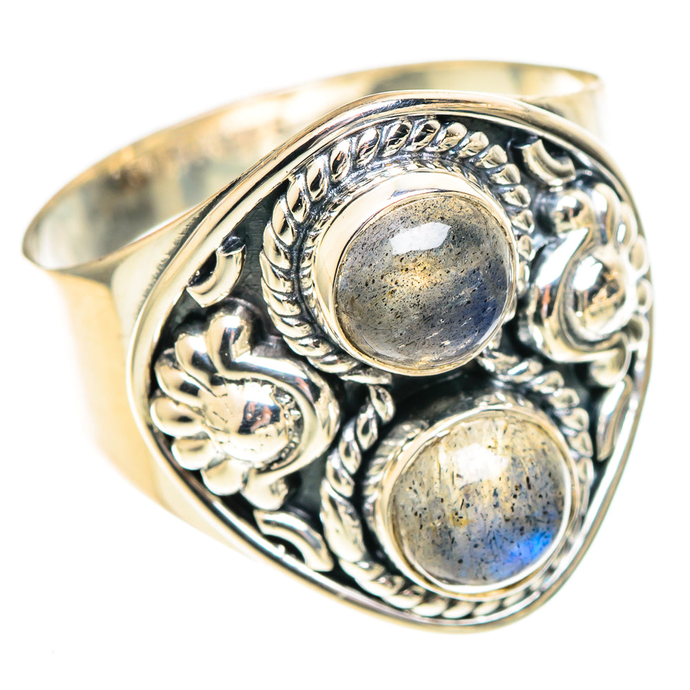 Labradorite Rings handcrafted by Anasilvercos - RING107504 - Photo 2