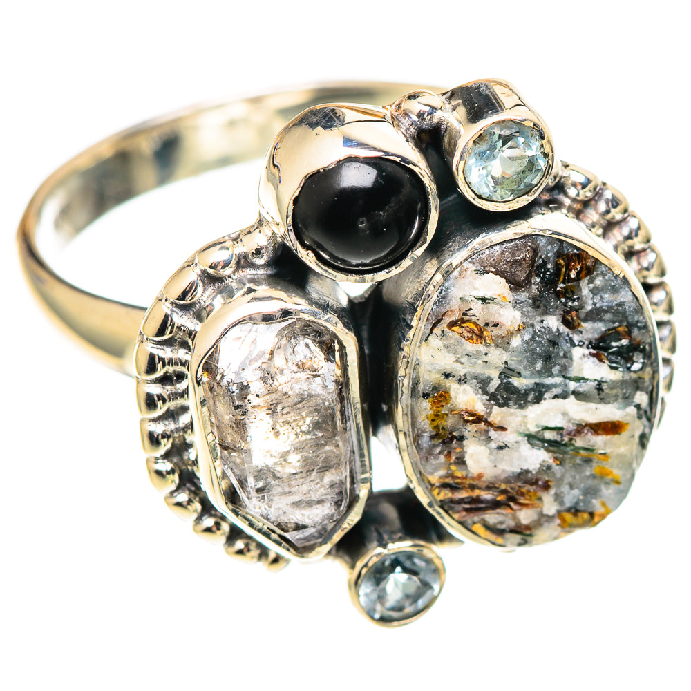 Astrophyllite Rings handcrafted by Anasilvercos - RING107516 - Photo 2