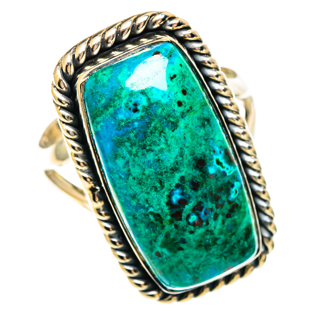 Chrysocolla Rings handcrafted by Anasilvercos - RING107541 - Photo 2