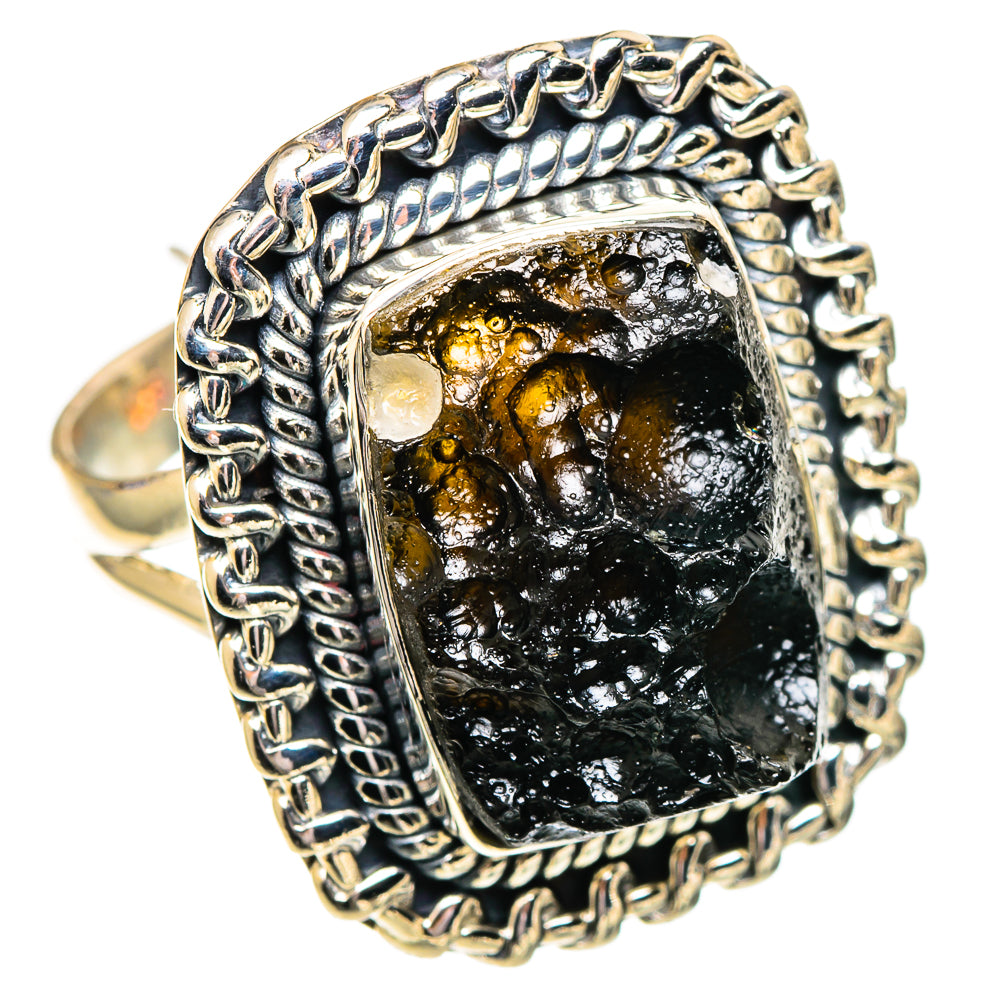 Tektite Rings handcrafted by Anasilvercos - RING107552 - Photo 2