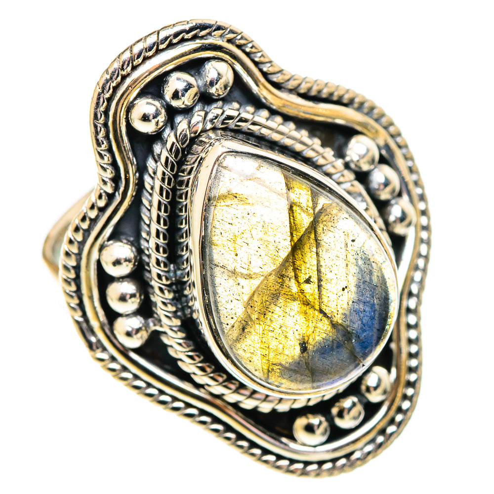 Labradorite Rings handcrafted by Anasilvercos - RING107560 - Photo 2