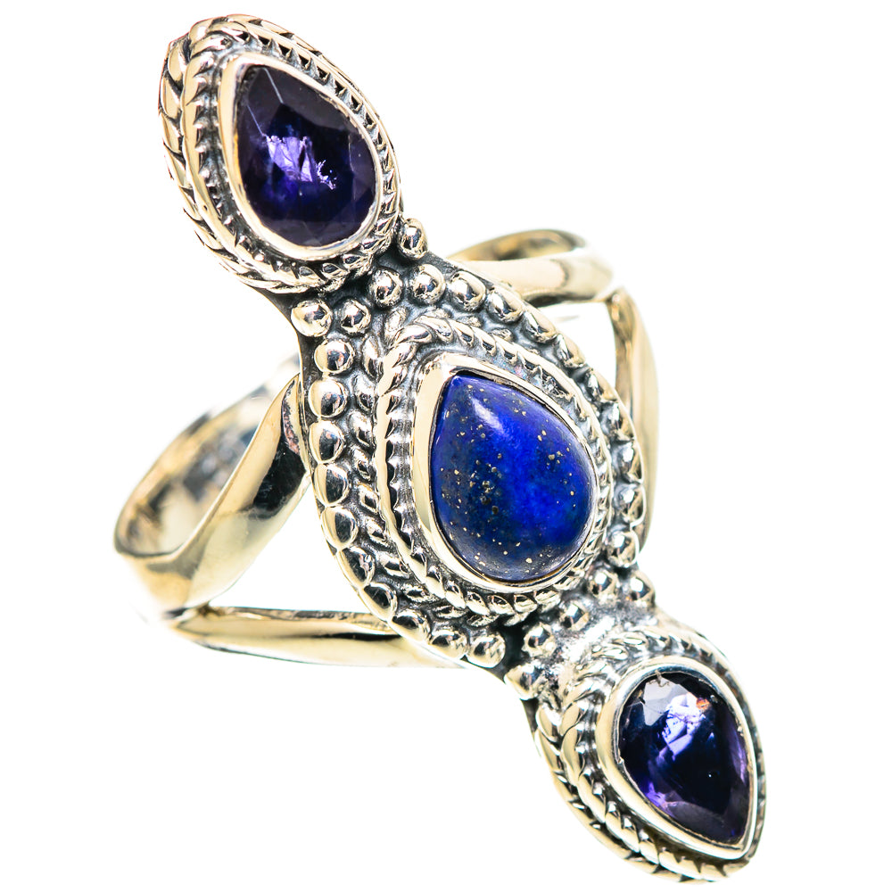 Lapis Lazuli Rings handcrafted by Anasilvercos - RING107561 - Photo 2