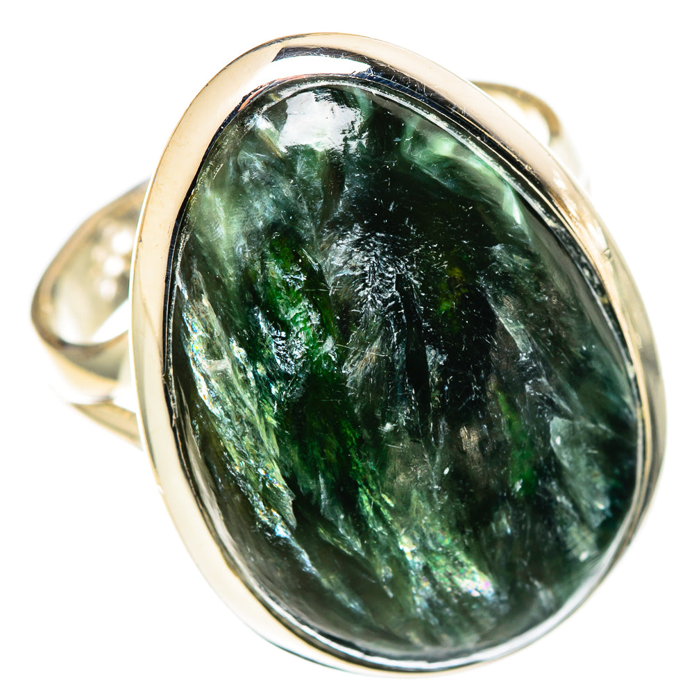 Seraphinite Rings handcrafted by Anasilvercos - RING107569 - Photo 2