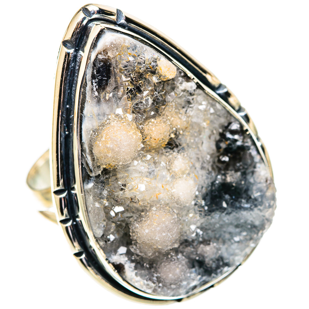 Desert Druzy Rings handcrafted by Anasilvercos - RING107590 - Photo 2