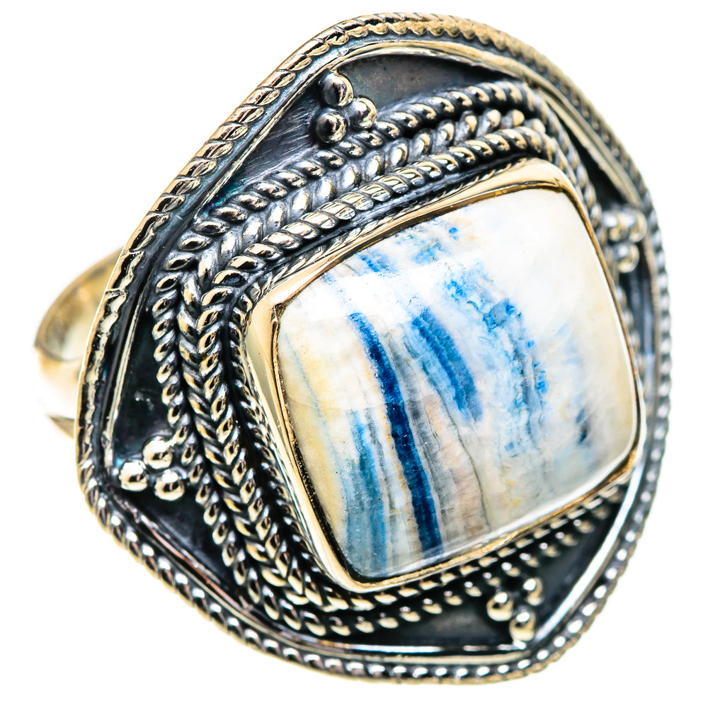 Blue Scheelite Rings handcrafted by Anasilvercos - RING107592 - Photo 2