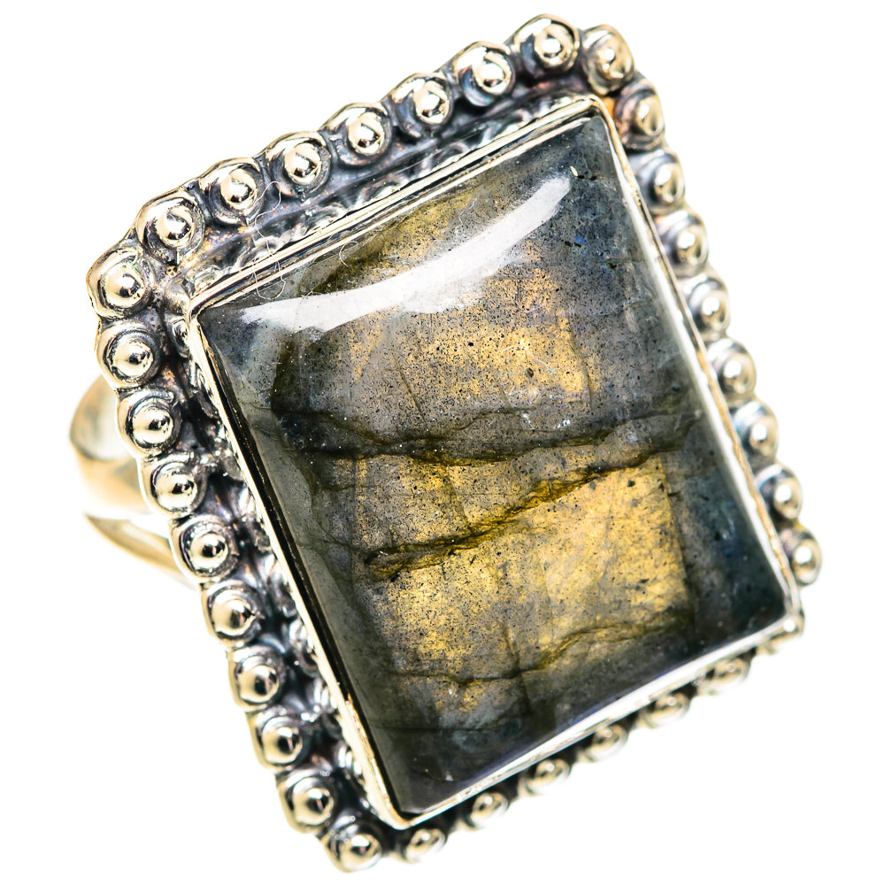 Labradorite Rings handcrafted by Anasilvercos - RING107595 - Photo 2