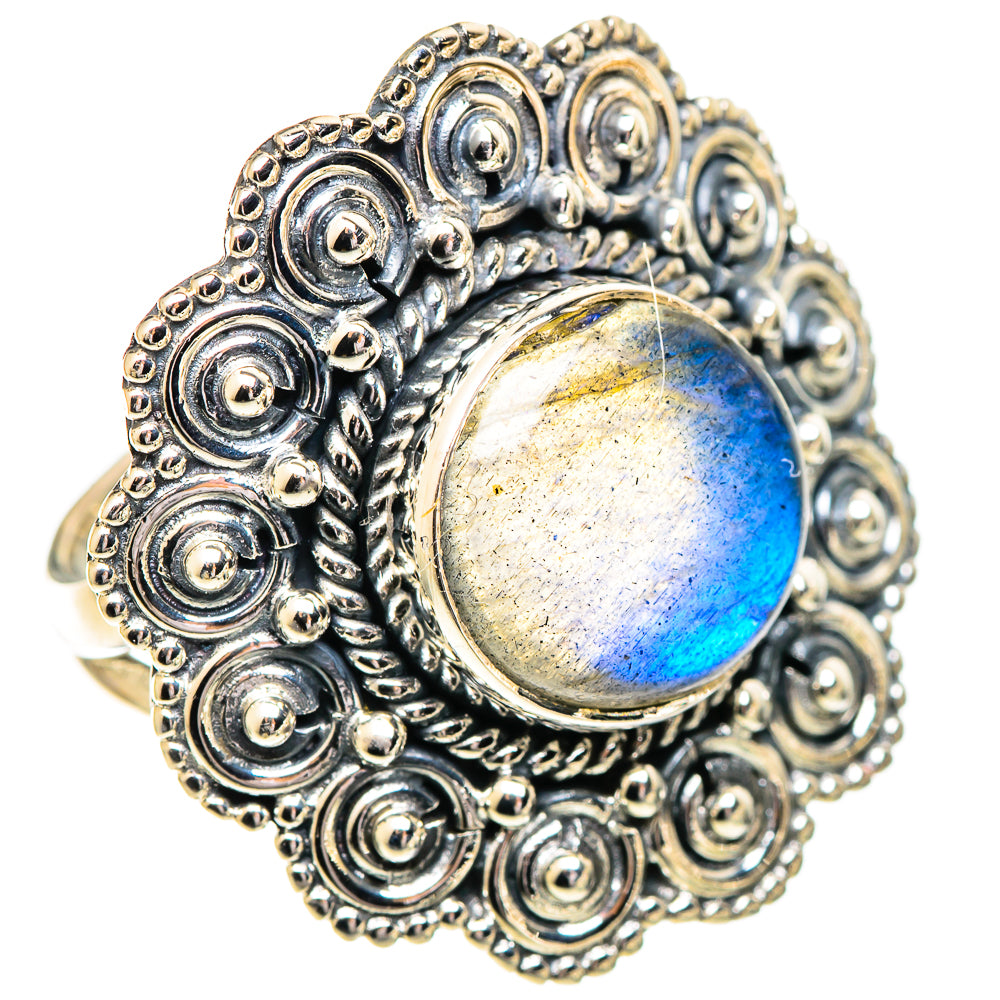 Labradorite Rings handcrafted by Anasilvercos - RING107597 - Photo 2