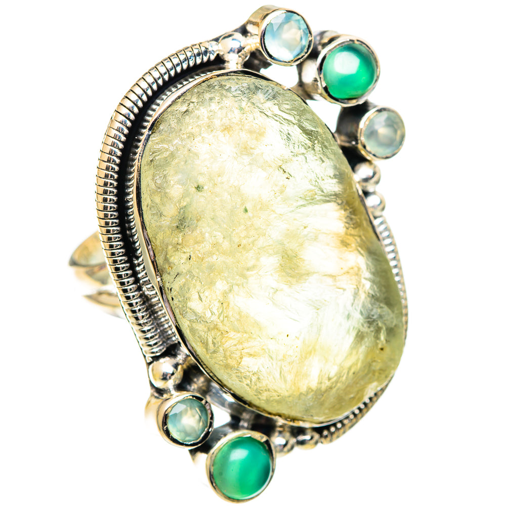 Prehnite Rings handcrafted by Anasilvercos - RING107602 - Photo 2