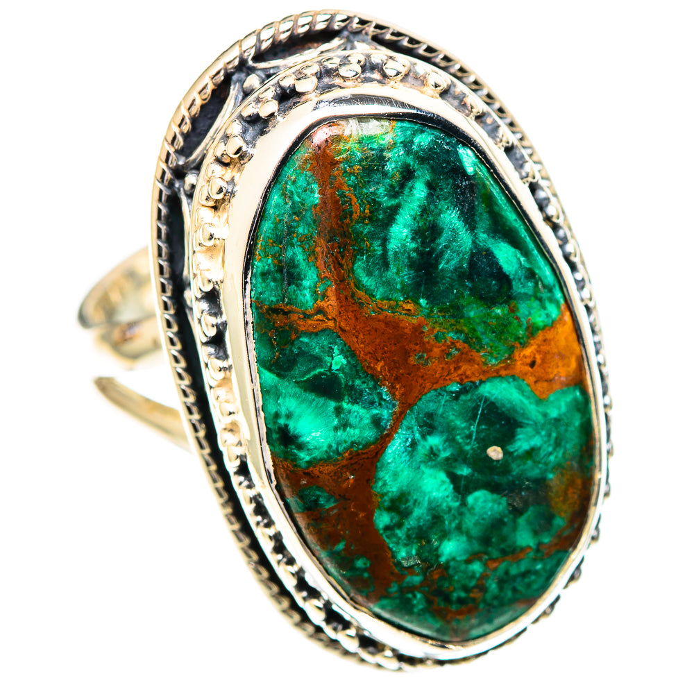 Malachite Rings handcrafted by Anasilvercos - RING107604 - Photo 2