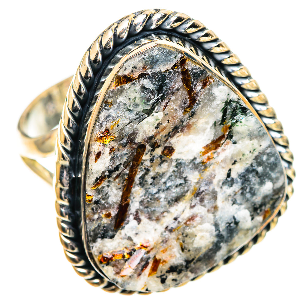 Astrophyllite Rings handcrafted by Anasilvercos - RING107610 - Photo 2