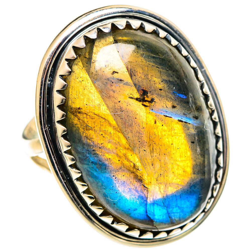 Labradorite Rings handcrafted by Anasilvercos - RING107641 - Photo 2