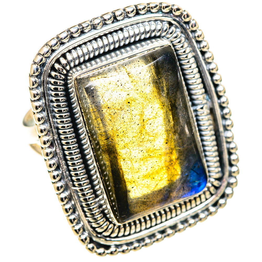 Labradorite Rings handcrafted by Anasilvercos - RING107645 - Photo 2