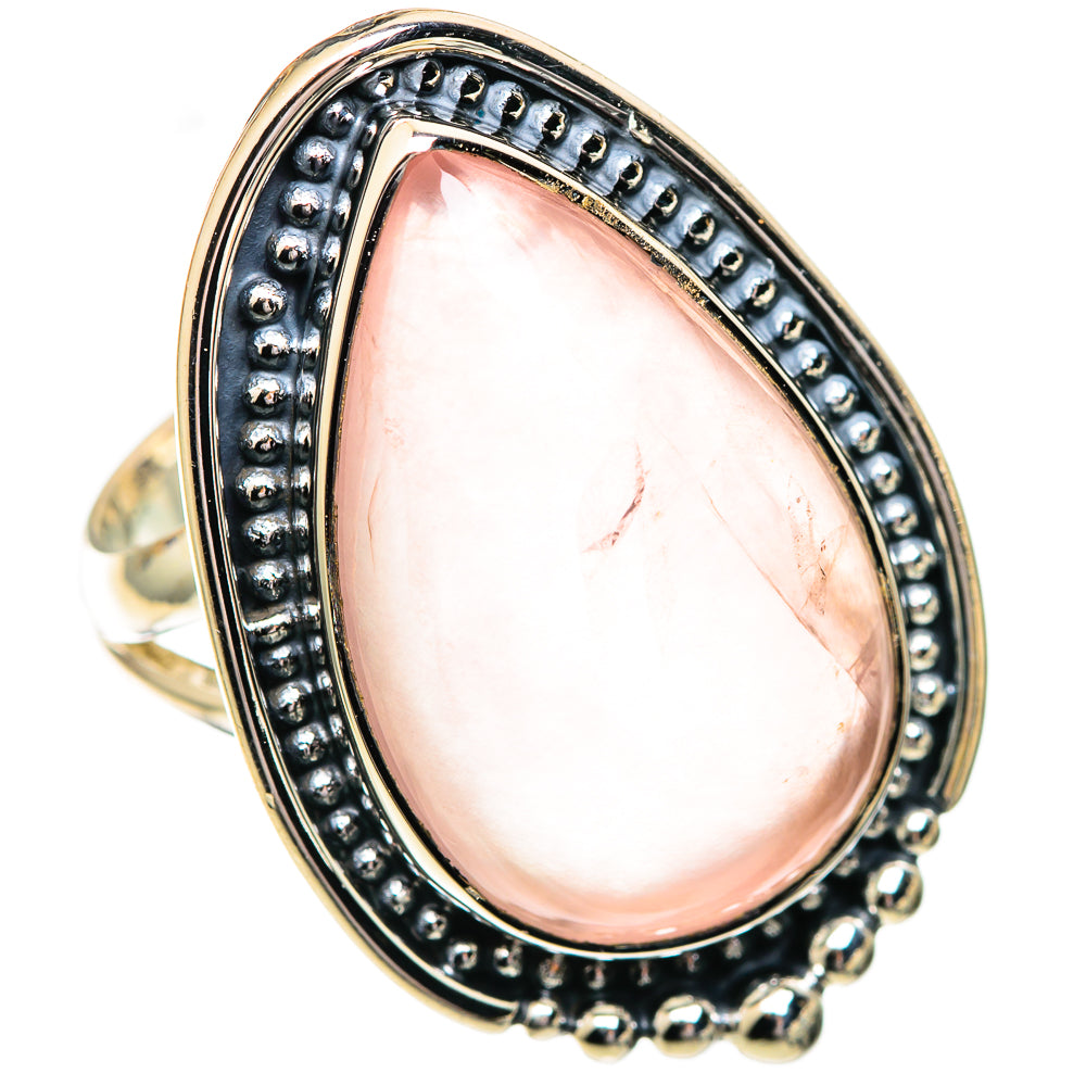 Rose Quartz Rings handcrafted by Anasilvercos - RING107668 - Photo 2