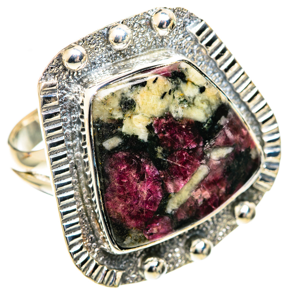 Russian Eudialyte Rings handcrafted by Anasilvercos - RING107670 - Photo 2