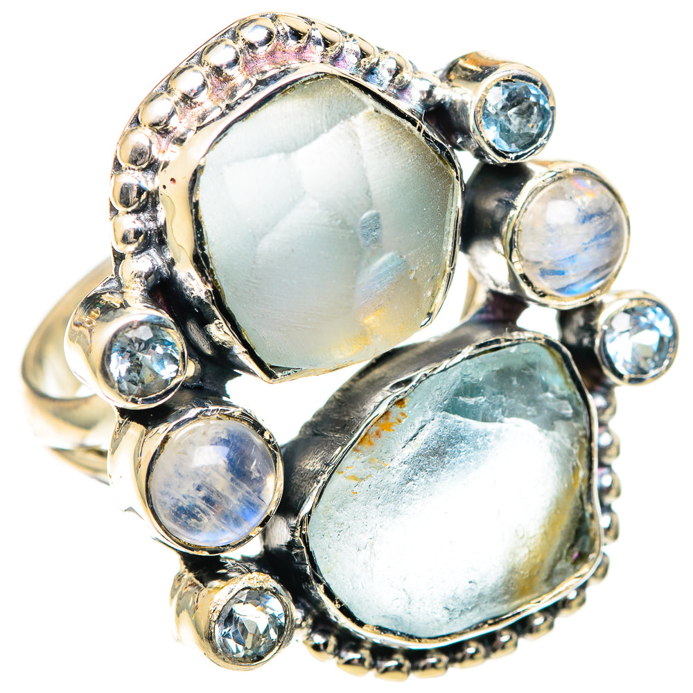 Aquamarine Rings handcrafted by Anasilvercos - RING107684 - Photo 2