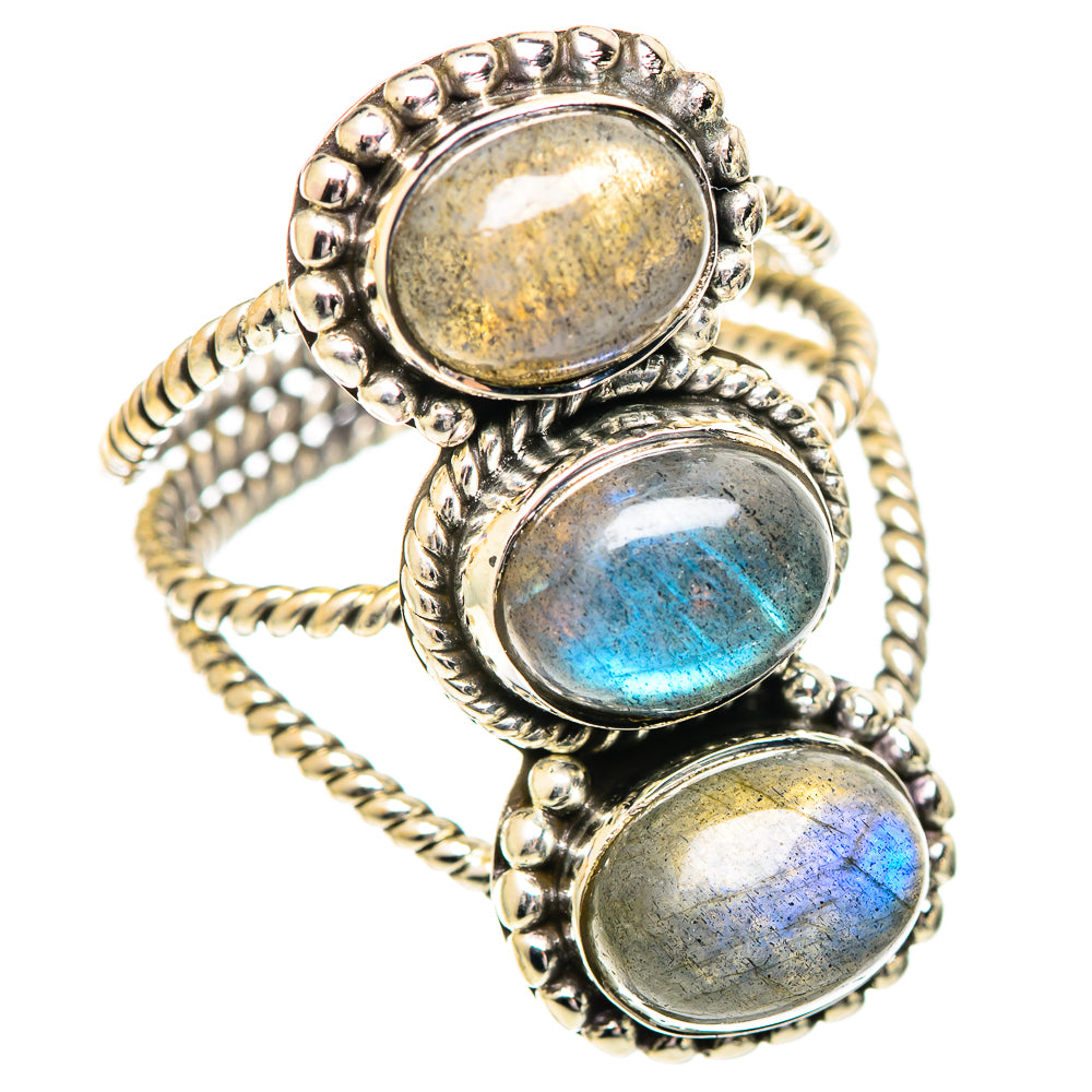 Labradorite Rings handcrafted by Anasilvercos - RING107687 - Photo 2