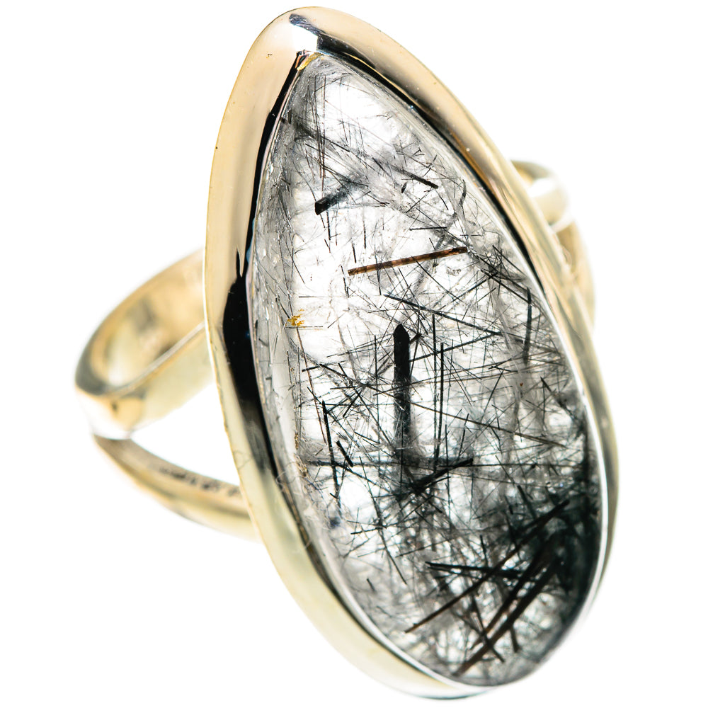 Tourmalinated Quartz Rings handcrafted by Anasilvercos - RING107717 - Photo 2
