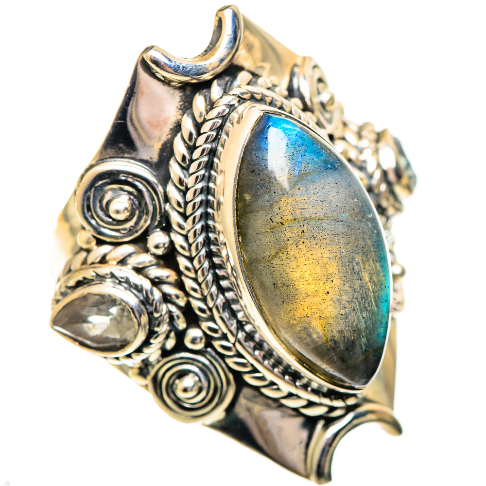 Labradorite Rings handcrafted by Anasilvercos - RING107719 - Photo 2