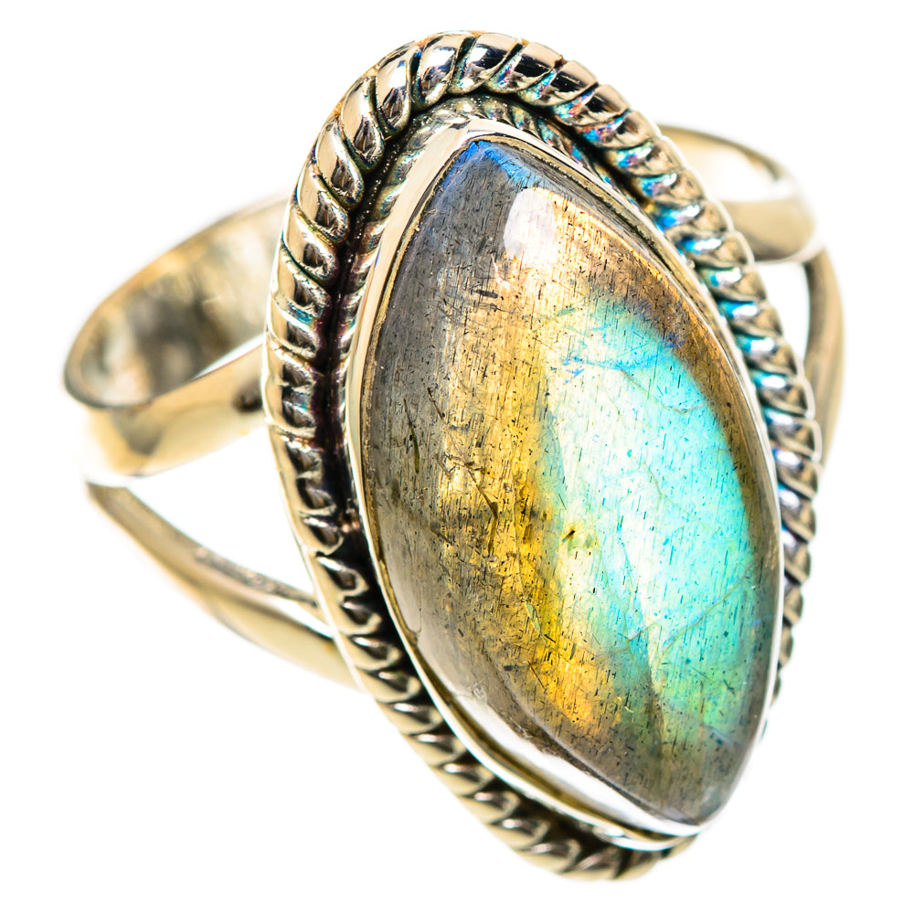Labradorite Rings handcrafted by Anasilvercos - RING107728 - Photo 2