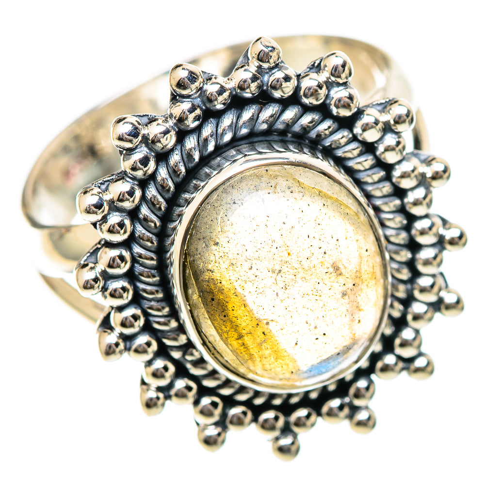 Labradorite Rings handcrafted by Anasilvercos - RING107730 - Photo 2