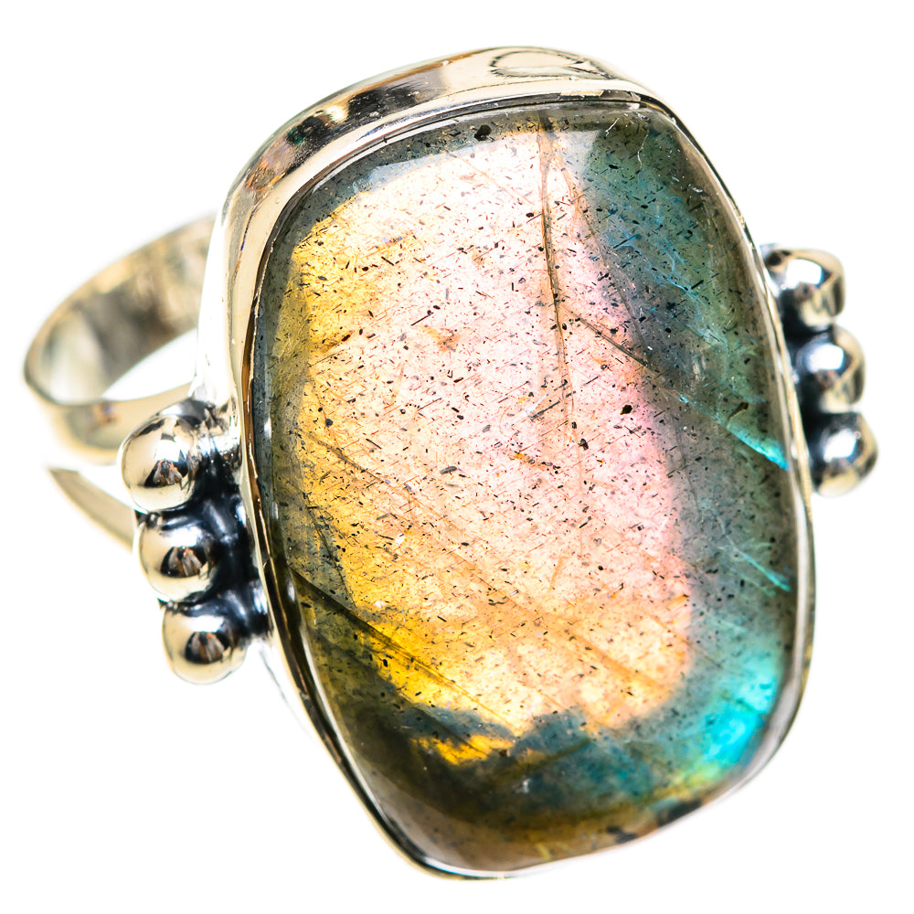 Labradorite Rings handcrafted by Anasilvercos - RING107732 - Photo 2