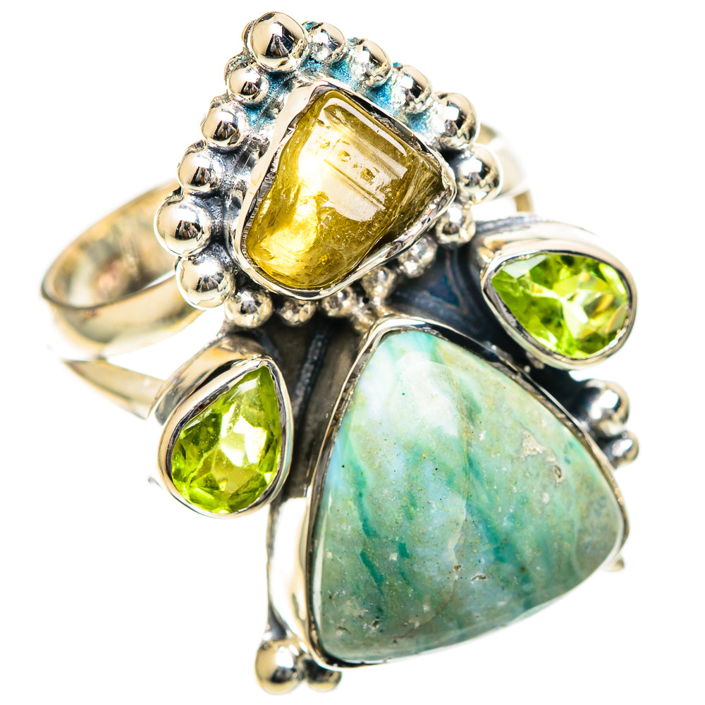 Ocean Jasper Rings handcrafted by Anasilvercos - RING107740 - Photo 2